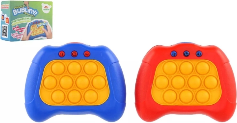 Elektronisch pop-it spel Bubble Pops – lichtgevende bubbels, 4 spelmodi, 2 kleuren