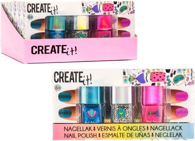 CREATE IT! nagellak Mermaid - 3 stuks
