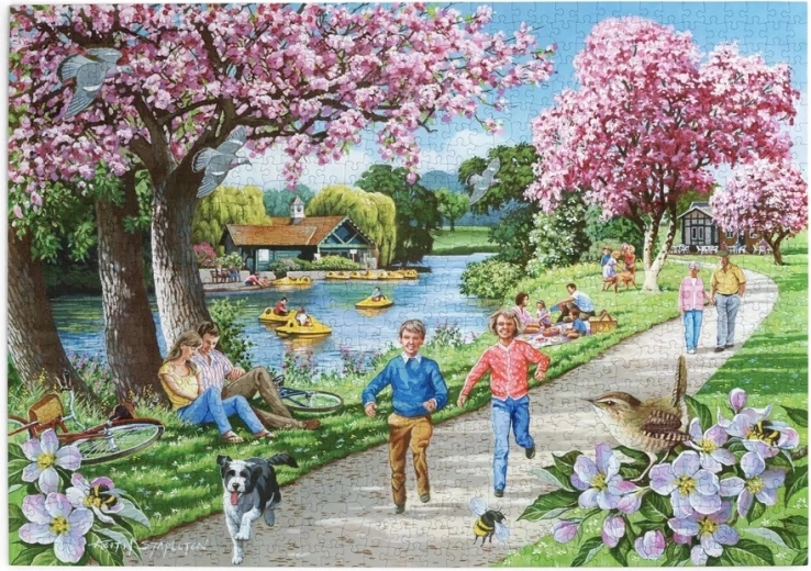 Puzzel House of Puzzles Když kvetou jabloně, 1000 stukjes