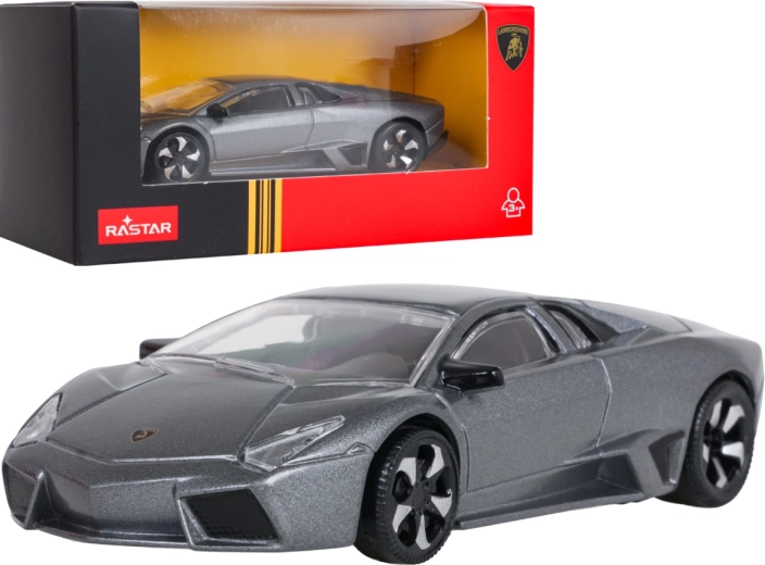 Metalen model Lamborghini Reventón RASTAR op schaal 1:43, grijs