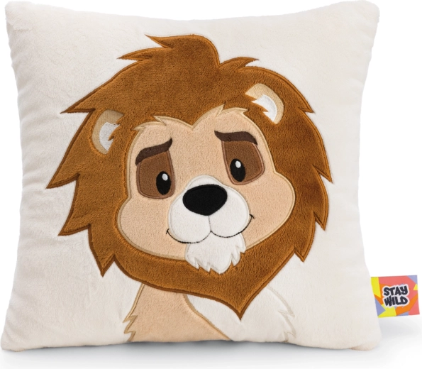 NICI kussen leeuw King Kimari 30 × 30 cm