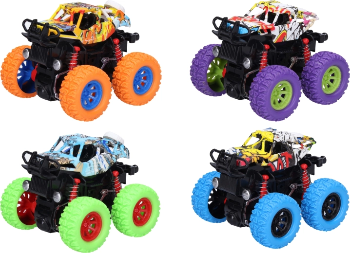 Terreinauto met vliegwiel