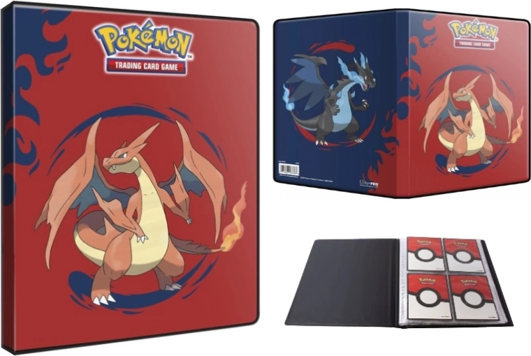 Ultra-Pro Pokémon portfolio voor kaarten Mega Charizard X/Y 4-pocket - 1 stuk