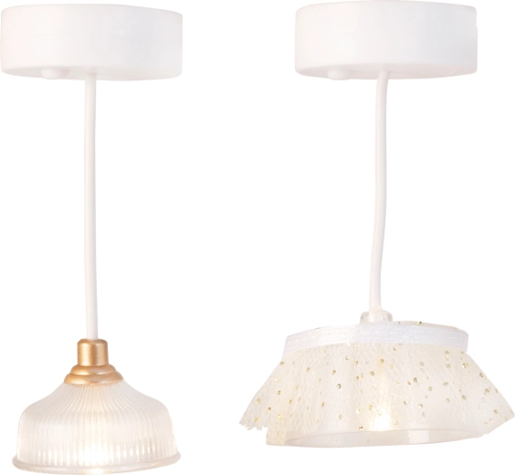 Lundby hanglampen voor poppenhuis - 2 stuks