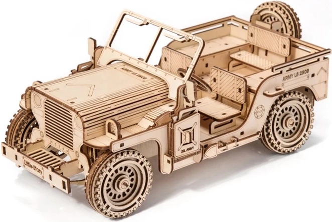 Little Story houten 3D-puzzel militair voertuig