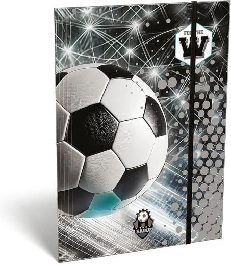 LizzyCard Top League dossiermappen A4 met platte elastiekband