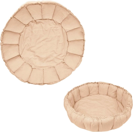 Play&Go Coco Bloom babynest 3-in-1 stripes brown