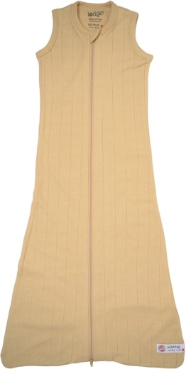 Lodger Hopper katoenen slaapzak zonder mouwen Solid Tribe Sand 50/62