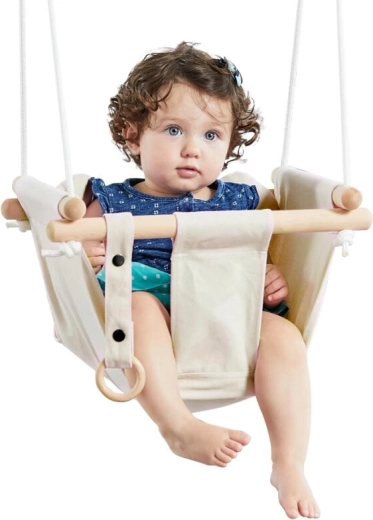2Kids Toys textielschommel voor kinderen van 100% katoen – Beige