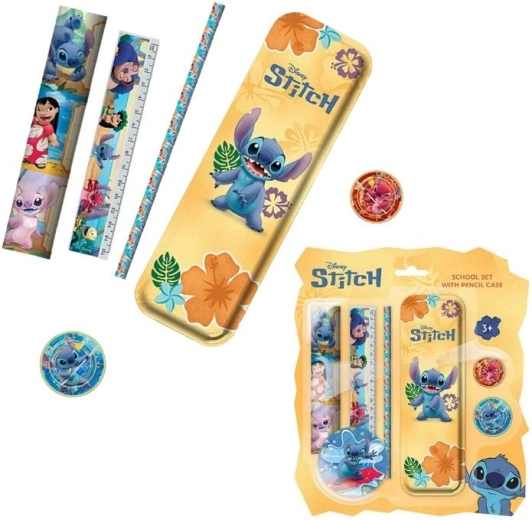 Schoolset met etui Lilo & Stitch