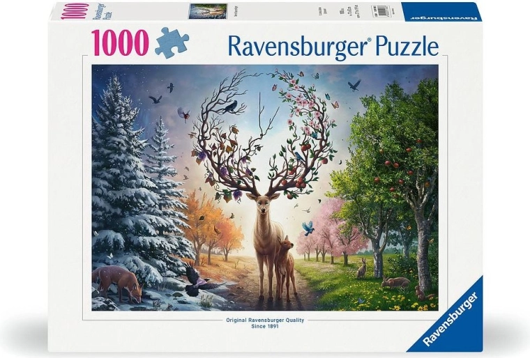 Ravensburger puzzel Magisch hert met 1000 stukjes