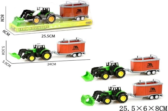 Tractor met aanhanger