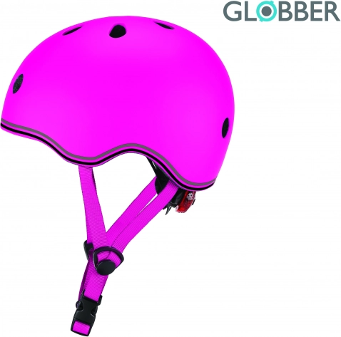 Kinderhelm Globber Go Up Lights Neonroze