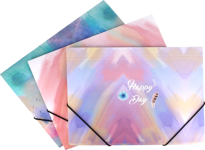 Map met elastiek 31,5 × 23,5 cm – gekleurd