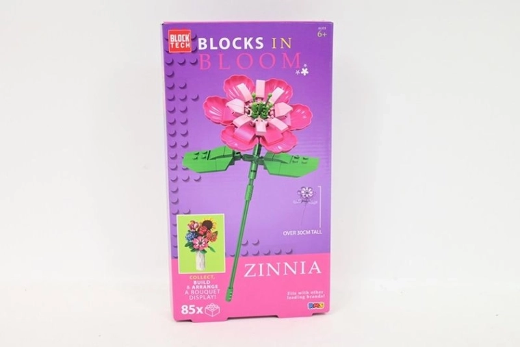Bouwset: zinnia in bloei