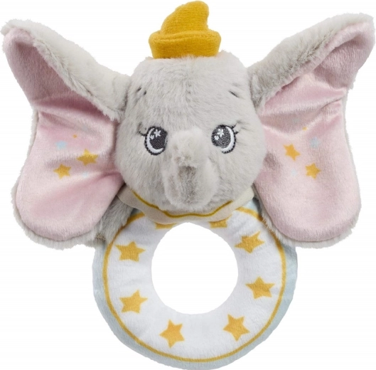 Pluchen rammelaar DISNEY DUMBO met grijpring