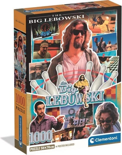 Clementoni puzzel Cultfilms: The Big Lebowski 1000 stukjes