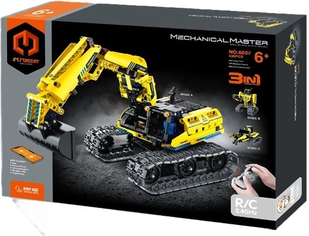 IM.Master RC robo-graafmachine 3-in-1 – bouwset met 430 onderdelen