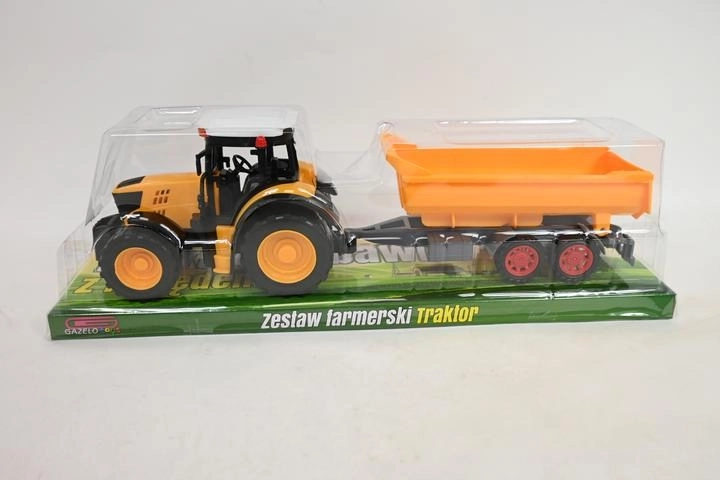 Tractor met aanhanger voor kinderen