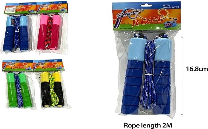 Springtouw met mechanische teller