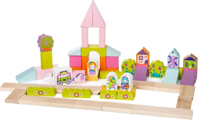 Sprookjesstad - houten bouwset voor kinderen van CUBIKA