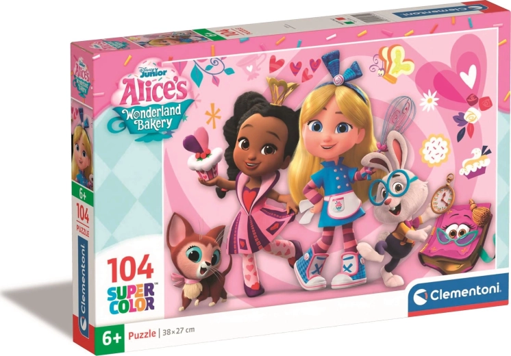 Puzzel Alenka’s bakkerij in Wonderland 104 stukjes CLEMENTONI