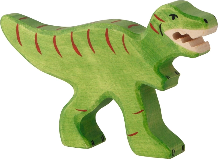 Holztiger tyrannosaurus rex - 1 stuk