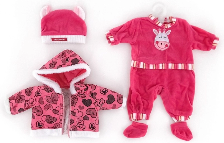 Kleding voor babypop van 45 cm