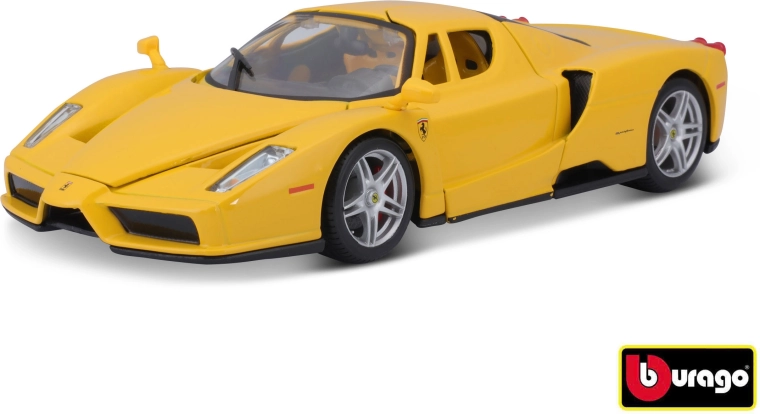 metalen automodel 1:24 Ferrari Enzo geel