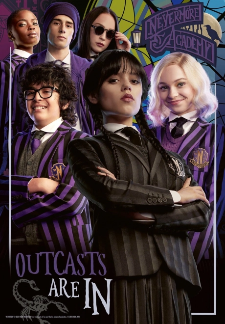 Puzzel 300 stukjes WEDNESDAY