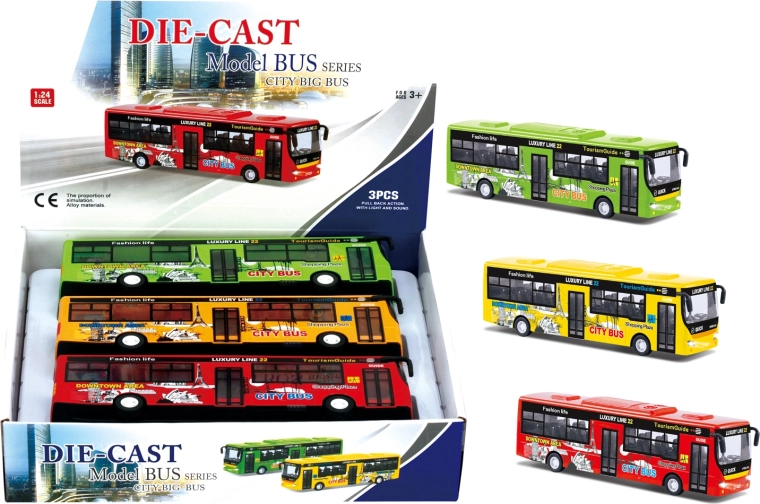 Autobus 1:23 – speelgoed voor kinderen, 3 varianten