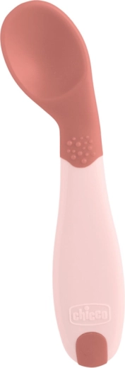 Chicco eerste lepel roze 8m+