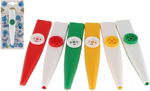 Plastic kazoo 12 cm – 4 kleuren