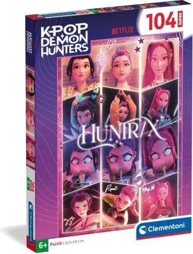 Clementoni puzzel Super K-Pop Demon Hunters 104 stukjes