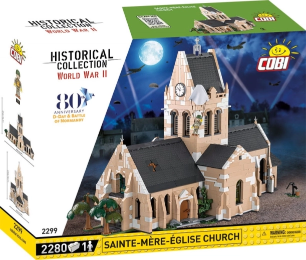 Bakstenen kerk Sainte-Mère-Église