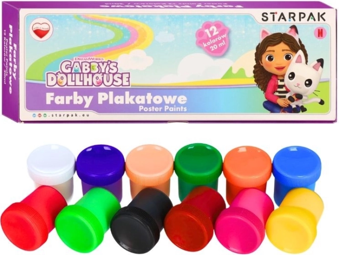 Plastiline Gabby's Dollhouse – set van 12 kleuren