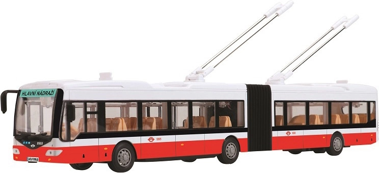 Trolleybus Sparkys met realistische effecten
