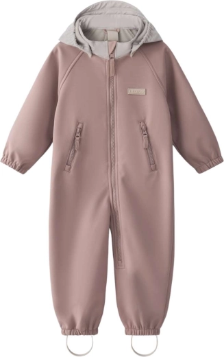 Leokid softshelloverall Lilo Ash rose 104