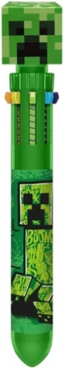 Tienkleurenbalpen Minecraft Creeper met 3D-topper - 1 stuk