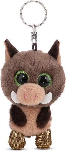 NICI Glubschis sleutelhanger wild zwijn Truffle Fluffle 9 cm