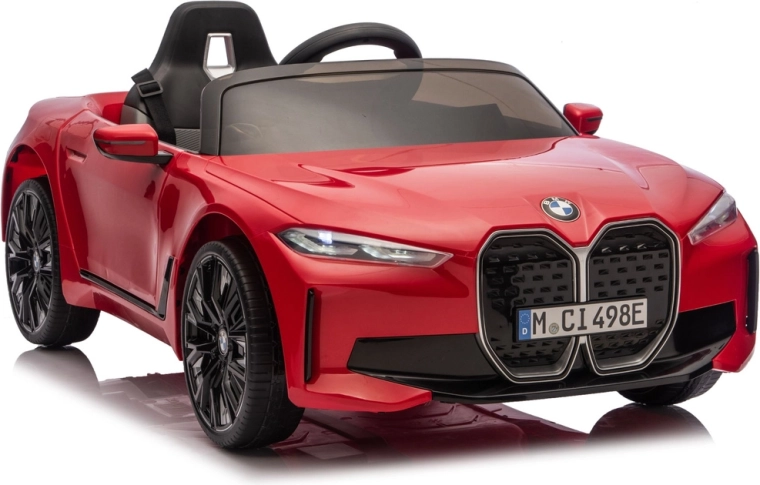 Elektrische speelgoedauto BMW i4 4x4, rood