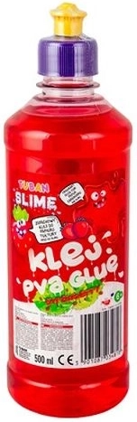Tuban PVA-lijm voor het maken van slime aardbei rood 500 ml