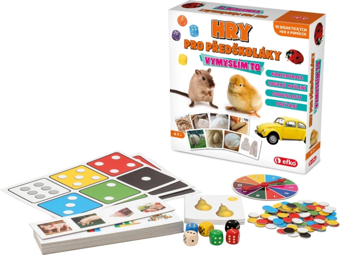 Spellen voor kleuters Ik bedenk het – educatieve Montessori-spelenset