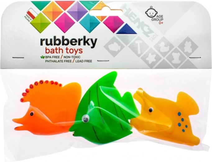 Rubberen badspeeltjes