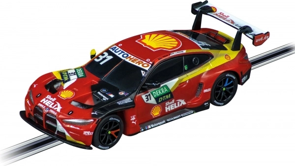 BMW M4 GT3 DTM Sheldon van der Linde auto voor racebaan 1:43