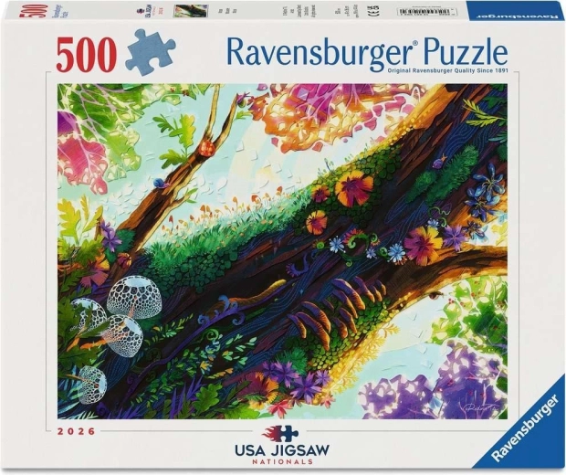 Ravensburger puzzel USA Jigsaw Nationals: Mossig bos 500 stukjes