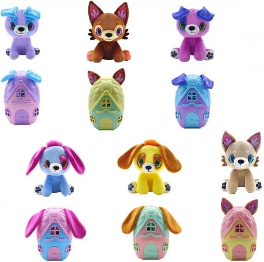 Pluchen diertje in huisje PupaDorables