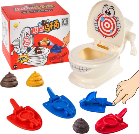 Behendigheidsspel Toiletkatapult met drol