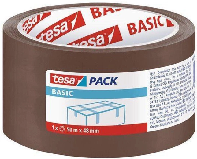 Verpakkingstape 48 mm × 50 m bruin Tesa