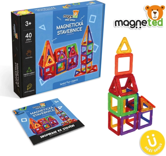 Magnetische bouwset Magneted, 40 onderdelen